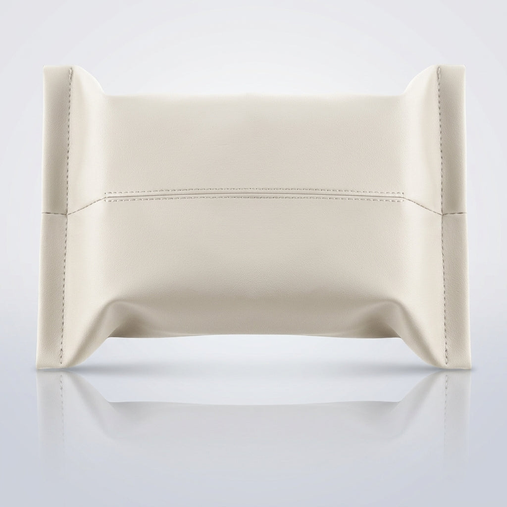 Tissue Box and Napkin Holder for Car Sun Visor, Leather Car Tissue Holder for Armrest Box, Smooth PU Leather Case, Car Tissue Box Pack of 1