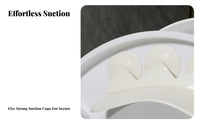 Easy to Clean Urine Splash Guard for Toilet Seat Washable Toilet Seat Splash Guard Reusable Potty Training Urine Deflector Waterproof for Boys, Elderly, People with Disabilities