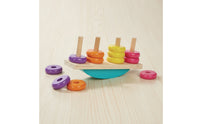 Educational Wooden Stacking Toy Colorful Wooden Balancing Game Smooth Stacking Toy Sensory for Toddlers, Preschoolers, Playroom, Preschool