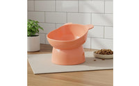 Nordic Design Bear Head Cat Bowl Easy to Clean Tilted Cat Food Bowl Non-Slip Design for Cats