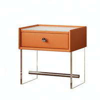 Modern type Clear C-Shaped Table Minimalist Design Nightstand Space-Saving Household Furniture Transparent Look for Apartment Dwellers, Interior Designers, Bedroom, Small Spaces, Living Room, Entryway