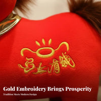 Horse Sign Doll Symbol Meaningful Cultural Design Chinese Astrological Horse Doll Adorable Appearance Auspicious Horse Stuffed Toy for Friends, Office