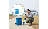 Backpack Crop Nourishment Spreader Labor Saving Manual Crop Nourishment Large Capacity Knapsack Granular Dispenser for Farmers, Gardeners, Orchard