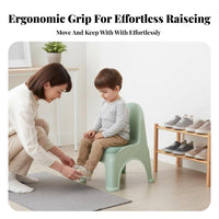 Light Luxury Design Pudding-Shaped Stool multi-functional Small Chair Thickened and long-lasting Household Furniture Rounded Edges for Children, residents, Living Room, Entryway, Playroom, Bathroom