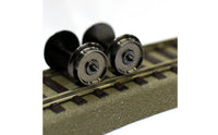 Universal Fit HO Scale Train Wheelset Replacement Part Model Train Axle Wheel for Repair