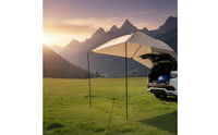 Car Rear Awning Portable Vehicle Rear Awning Trunk Sunshade Cover Rainproof Hatchback Sun Shade Protection for Tailgating