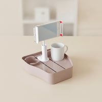 Adjustable Pool Organizer with Phone Stand Multifunction Pool Phone Tray Holder Compact Poolside Holder Multifunctional for Backyard