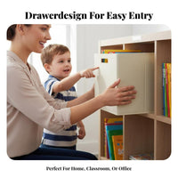 Foldable Storage Drawer Pull-external Design textile Drawer compact unit Large Capacity Closet Organizer Stackable for Home Organizers, Students, Parents, Bedroom, shelf, Wardrobe, Dorm Room