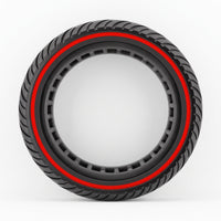 Electric Scooter Solid Tyre Puncture-Resistant Electric Scooter Tire Solid Tire Reliable Grip Lightweight for Commuters