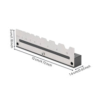 Metal Hex Key Pegboard Mount Wall Mounted Allen Wrench Organizer Easy Reach Allen Wrench Rack Space Saving for Woodworkers