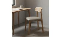 High-Density Foam Cushion Modern Wooden Dining Chair Ergonomic Design Nordic Design Kitchen Chair for Restaurant