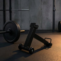Barbell Plate Changer Back-Saving Deadlift Jack Compact Barbell Lifter with Cradle for Powerlifters, Weightlifters, Deadlifts, Strength Training