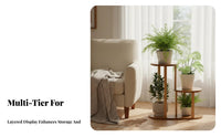 Simple Design Circular Tiered Pot storage rackSaving Multimulti-tier Planter Stand Modern and design Plant Shelf Easy Assembly for Decorators, Gardeners, Homeowners, Living Room, Balcony, Bedroom, Office