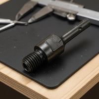 Threaded Conversion Shaft Interchangeable Power Tool Adapter Shaft Insert Shank Adapter Black Portable