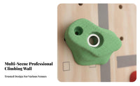 C Our Team Tomizable Configuration Artificial Rock Wall Family Fun Outdoor Climbing Wall Textured Surface Recreational Facility Professional-Grade for Climbers, Beginners, Indoor, Gymnasium, Recreation Center, Am Our Team Ement Park