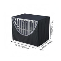 Arched Opening Canine Crate Cover Crate Cover Opaque Dog Crate Cover Flat Top Pet Accessory Rectangular Fit