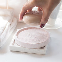 Diatomaceous Earth Absorbent Soap Dish for Bathroom and Kitchen, Quick Dry Soap Holder