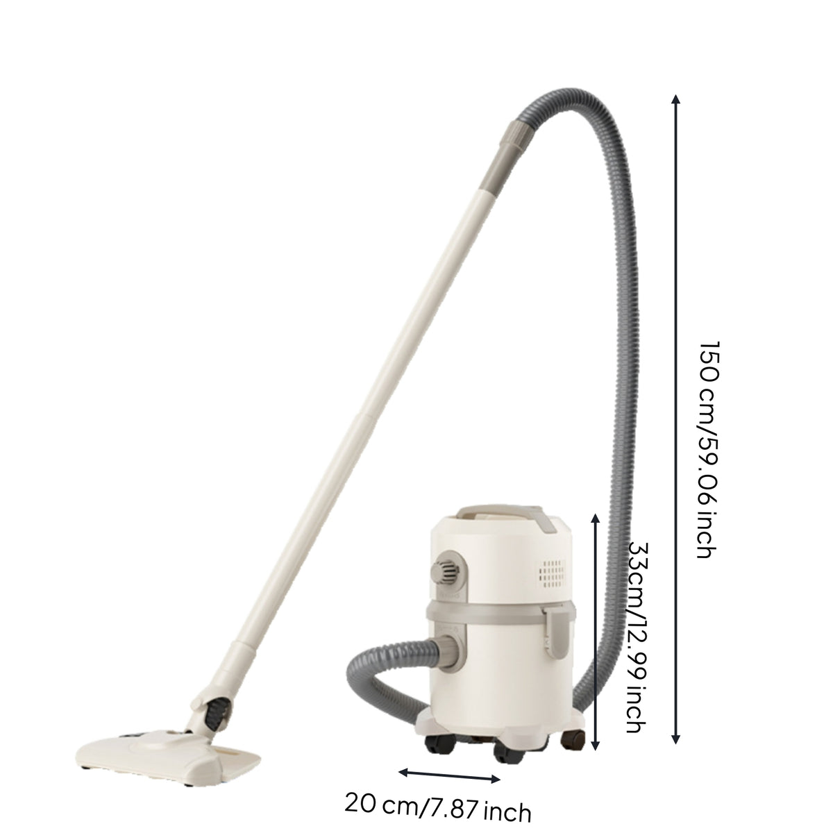 Canister Vacuum with Attachments Multi-Surface Household Vacuum Cleaner Corded for Homeowners