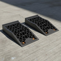 Car Service Ramps Heavy-Duty Car Service Ramp Stable Low Profile Ramps for Home Mechanics, Drivers, Oil Changes, Garage