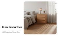 Minimalist Design 3-Drawer End Table Modern Design 3-Drawer Chest Spacious Storage Nightstand Sturdy Construction for Apartment Dwellers, Homeowners, Students, Home, Guest Room, Hallway