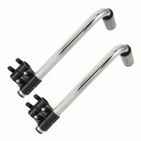 2 Pieces Push Handle Ergonomic Mobility Aid Stable Hardware for Wheelchairs