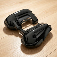Motorcycle Lower Fairing with Speaker Enclosures Black Lower Fairing with Speaker Enclosures Glossy for Front Guard Mounting