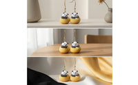 Panda Dangle Earrings Three-Dimensional Panda Earrings Cute Jewelry for Teens, Everyday Wear