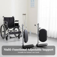 Leg Rest Padded Cushion Elevating Legrest Easy to Install Leg Support Bracket for Caregivers, Nursing Homes, Home Use