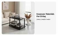 Light Luxury Design 2-Tier Side Table Modern Minimalist and aesthetic two-levellevel Narrow Side Table Space-Saving Nightstand adaptable for residents, Apartment Dwellers, Interior Decorators, Living Room, Bedroom, Small areas, Hallway