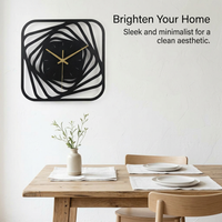 3D Acrylic Wall Clock for Living Room, Modern Design Frameless, Round Mirror Decor, Battery Operated, Office Bedroom Living Room (CC319)