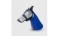 Protection Mesh Fly Mask with Ears Snug-Fit Horse Head Mask with Hook-and-Loop Fastener Lightweight Tack Sturdy for Outdoor Riding