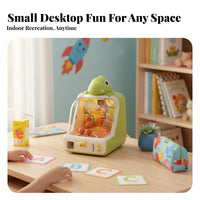 Miniature Hoop Machine Automatic Scoring Desktop Hoop Flinger Scoreboard Interactive Play for Children, Young Children, Home