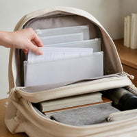 Transparent Exam Document Pouch A4/A5/A6 Frosted EVA for Students