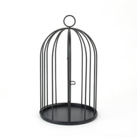 Decorative Birdcage Domed Metal Display Cage Hanging Round Bird Cage for Table Decor