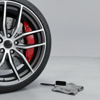 Decorative Red Brake Caliper Cover Sporty Look Brake Caliper Cover Easy Installation Car Accessory Secure Fit
