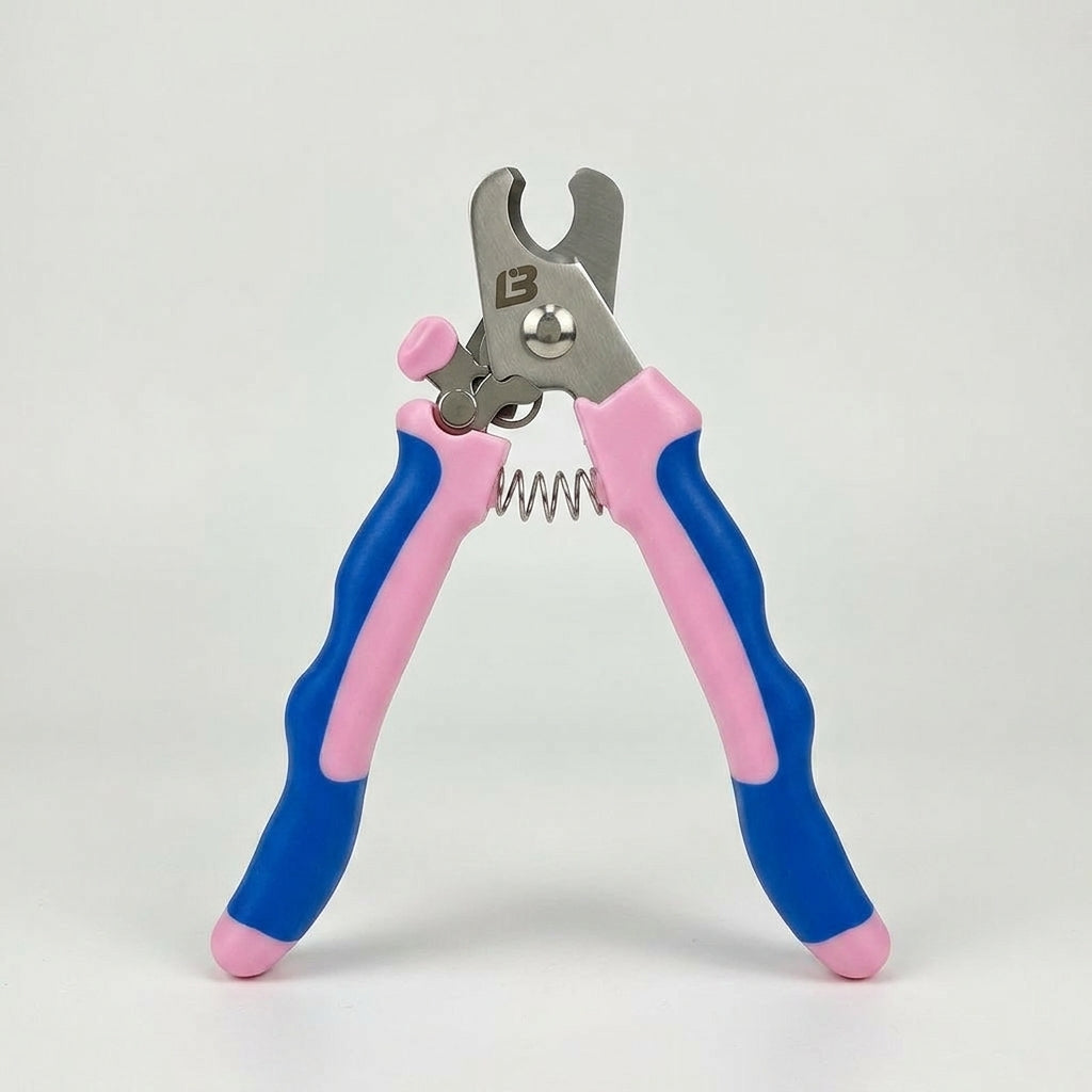 Nail Clippers for Dog Nails Clippers and Cat Nail Clippers, Stainless Steel Metal Puppy Nail Clippers for Small Animals, Non Slip Pet Grooming