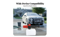 400 Ml Pressure Washer Foam Dispenser Leak-Resistant Pressure Washer Foam Bottle Engineering Grade Car Wash Soap Dispenser for DIY Enthusiasts