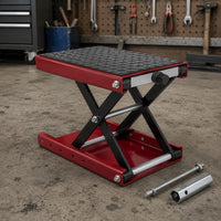 Motorcycle Lift Jack Metal Motorcycle Lift Table Easy to Clean Scissor Jack Surface for Mechanics