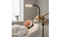 Professional Facial Steamer with Magnifying Lamp Wheeled Standing Facial Steamer Adjustable Beauty Device Salon-Style for Estheticians, Beauticians, Salons, Spas