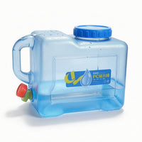 Food-Grade Water Container with Extension Pipe Translucent Water Container with Tube Portable Leak-Proof for Travelers
