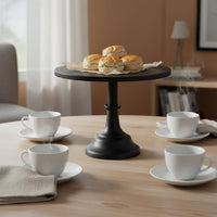 Nordic Design Pedestal Cake Stand Elegant Design High Foot Cake Tray Multi-Purpose Serving Ware for Weddings