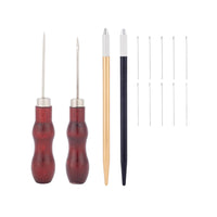 14 Pieces Doll Hair Rooting Tool Kit Ergonomic Wooden Handle Hair Transplant Tool Dolls for Hobbyists