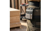 Tool Belt Holder Slimline Drill Holder with Belt Clip Simple Hook Carrier Handsunrestricted Heavy-Duty for Tradespeople