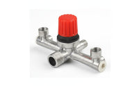 Direct Connection Air Compressor Pressure Control Bracket Multiple Outlets Air Pump Valve Assembly Bracket Pneumatic Component for Workshop