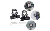 Hood Light Bracket Adjustable Hood Clamp No-Drill Bracket Heavy-Duty Clamp-on Mount Universal for off-Roaders, Camping
