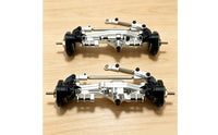 RC Car Axle CNC-Machined Front Rear Complete Axle Set with Steel Gears Aluminum Axles for Hobbyists