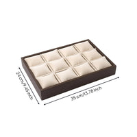 Watch Organizer with Pillows Protective Watch Display Tray Soft for Collectors