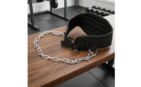 Breathable Mesh Weighted Belt with Chain Padded Weight Belt with Chain Sturdy Secure for Home Workouts