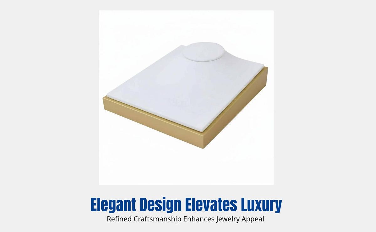 Jewelry Display Stand, Leather Tray, Greenstone Bracelet Holder, Necklace and Ring Organizer, Artistic Design, Counter Cabinet,
