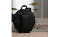 Wheeled 22 Inch Cymbal Bag Portable Rolling Cymbal Bag Easy to Storage Gear Music Gear Heavy-Duty for Drummers, Travel, Stage